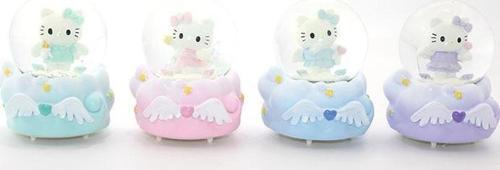 Küçük Hello Kitty Işıklı Kar Küresi 10 Cm Alk1852