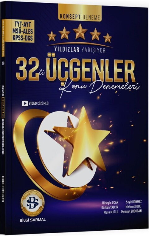 TYT AYT Üçgenler 32 li Konu Denemeleri Yıldızlar Yarışıyor Bilgi Sarmal