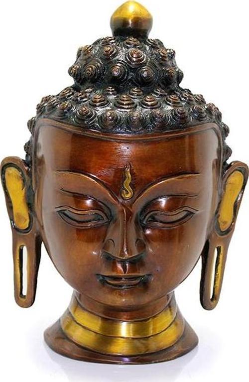 Metal Buda Büstü Biblosu 30 Cm KSK265