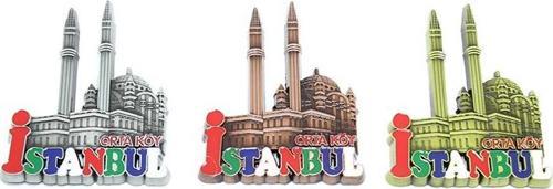 Metal İstanbul Temalı  Yöresel Magnet 2Alk80