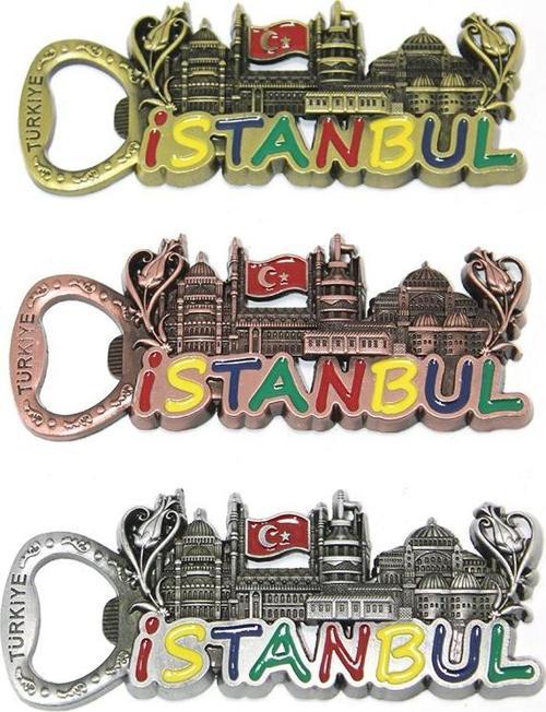 Metal İstanbul Temalı Yöresel Magnet Açacak 2Alk83