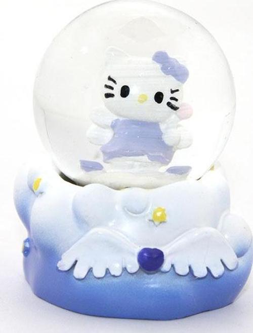 Minik Işıklı Hello Kitty Kar Küresi 7 Cm Alk1776
