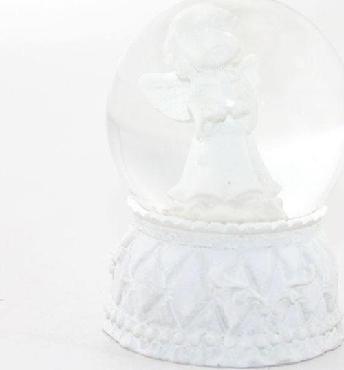 Minik Işıklı Melekli Kar Küresi 7 Cm Alk1770