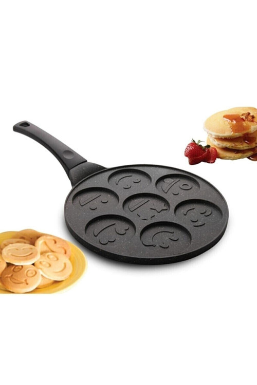 Gülenyüz Premium Granit Krep & Pankek Tava – 28 cm Döküm