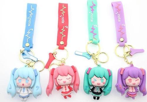 Silikon Kawaii Anime Figür Anahtarlık Alk1384