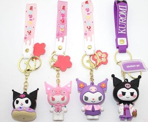 Silikon Kuromi Anahtarlık Alk1378