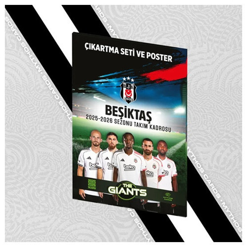 Beşiktaş Poster ve Çıkartma Seti Lisanslı Ürün - 2 set