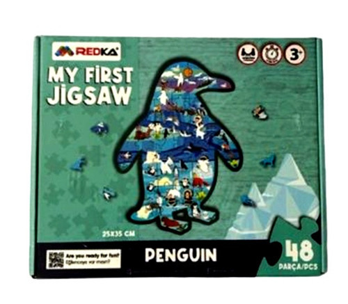My First Jigsaw Penguen Puzzle 48 Parça