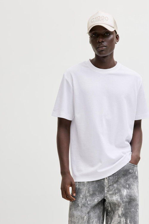Jack & Jones Core Erkek Tişört Logo Detaylı Kısa Kollu Bisiklet Yaka 
