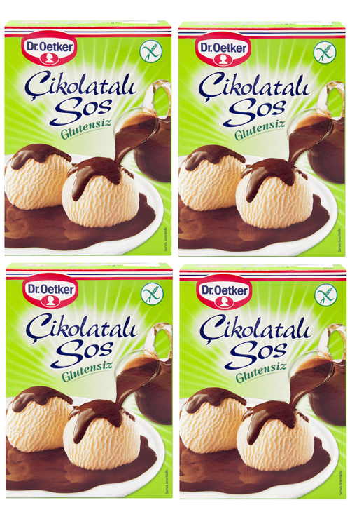 Glutensiz Çikolatalı Sos 123 gr x 4 Adet