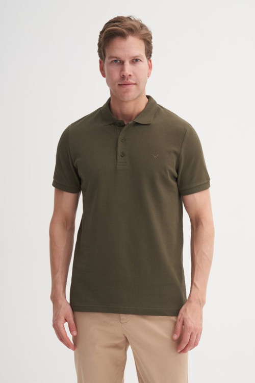 Erkek Polo Yaka Tshirt 46130 Haki