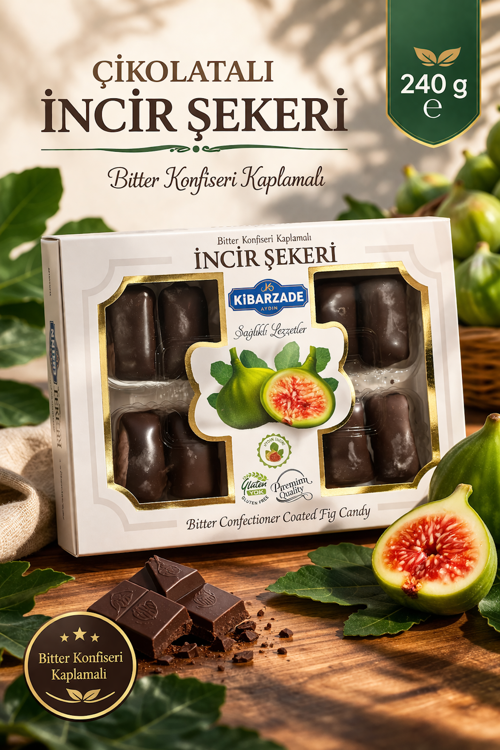Çikolatalı Incir Şekeri 240 gr