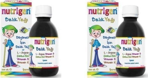 Nutrigen Balık Yağı Şurup 200 ml. (portakal) 2'li Pak