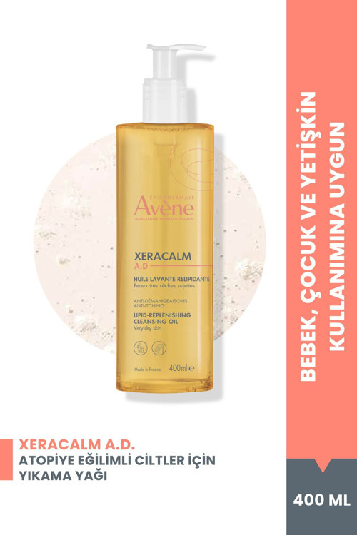 XeraCalm A.D Atopiye Eğilimli Ciltler için Yıkama Yağı 400 ml