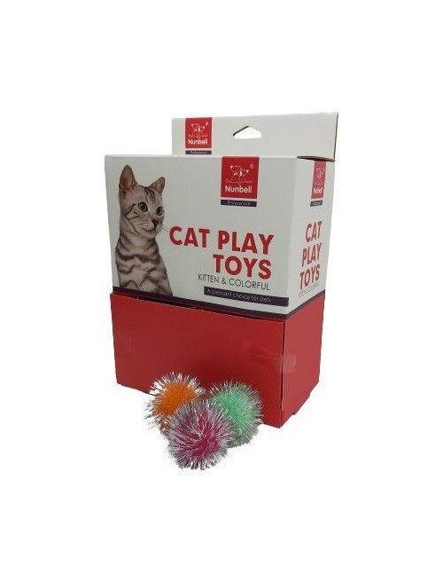 Parlak Top Kedi Oyuncağı 1 Tane