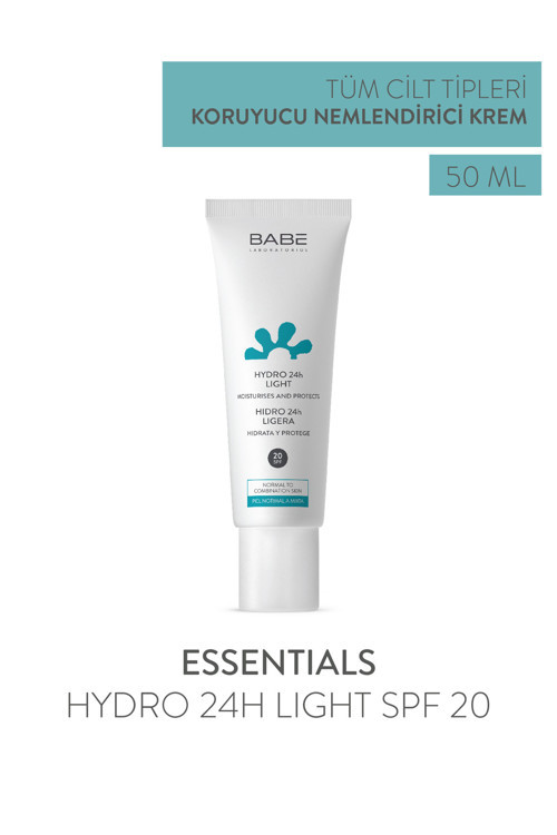 Essentials Hydro 24H Light SPF20 50ml - Güneş Korumalı Nemlendirici Krem