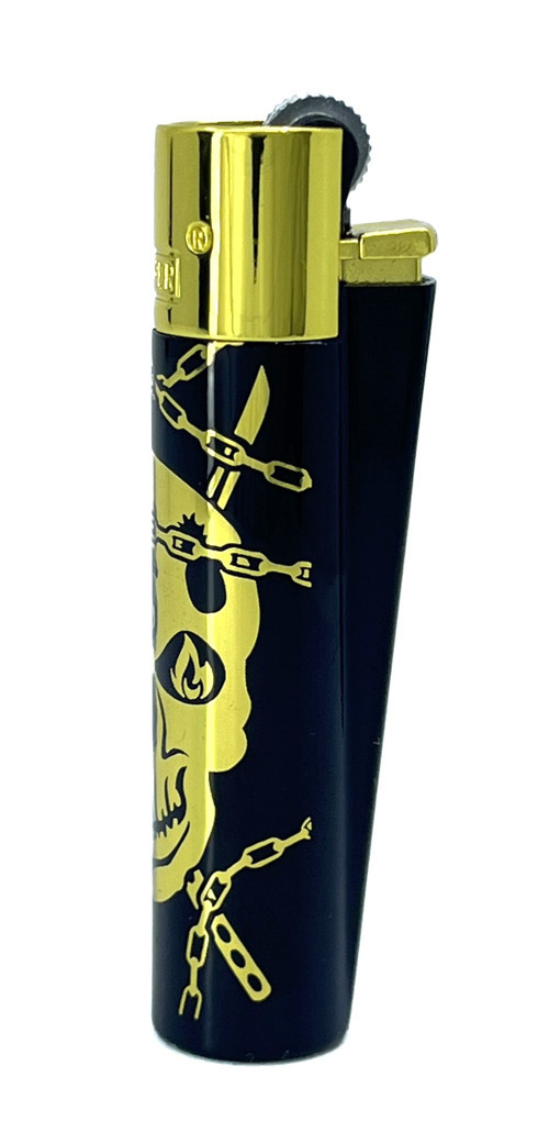Deadly Chains Serisi Metal Çakmak - Gold