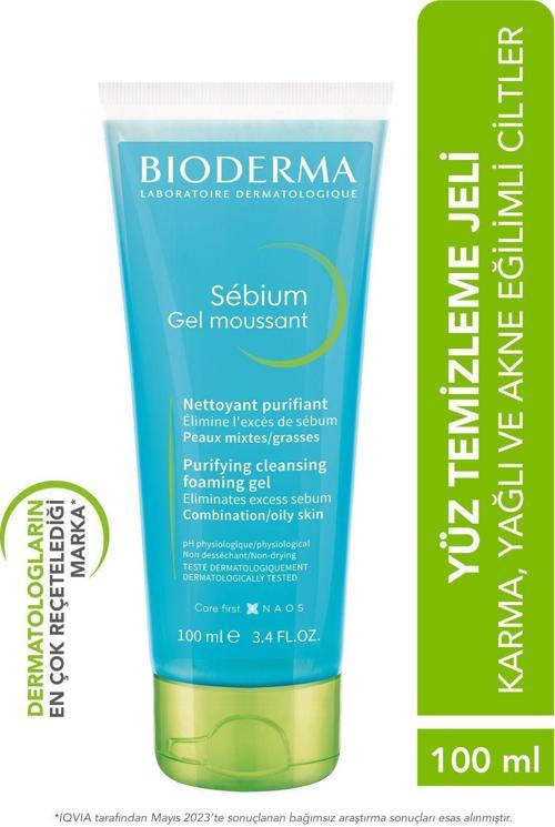 Sebium Foaming Gel Karma, Yağlı ve Akneye Eğilimli Ciltler için Yüz Temizleme Jeli 100 ml