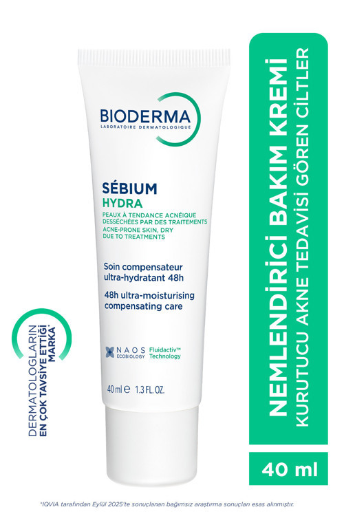 Sebium Hydra Kurutucu Akne Tedavisi Gören Ciltler Seramid İçeren Yoğun Nemlendirici Bakım Krem 40ml