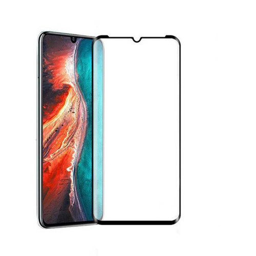 Huawei P30 Mkst Kenarları Kırılmaya Dayanıklı Cam Ekran Koruyucu - Siyah
