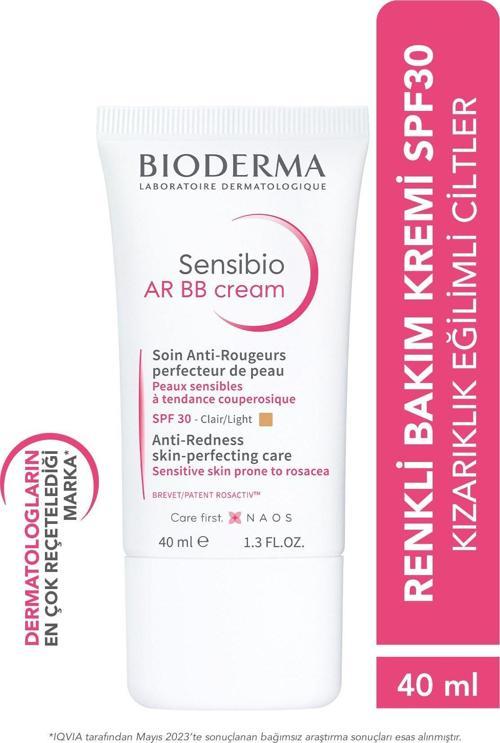 Sensibio Ar Bb Spf30 Hassas Ciltler Kızarıklık Karşıtı Güneş Koruyuculu Renkli Bakım Kremi 40 ml