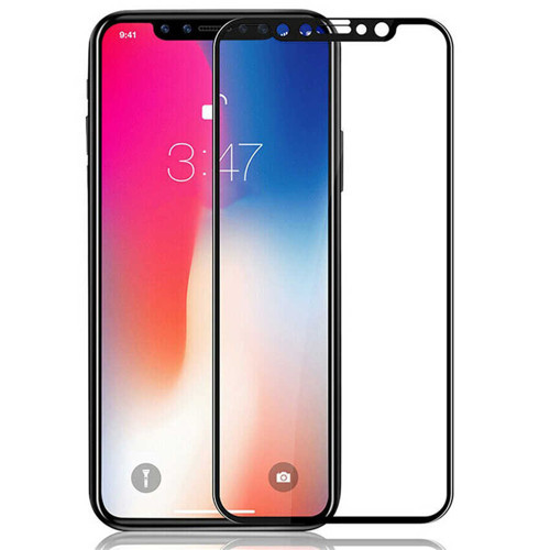 iPhone 12 Pro Davin 5D Cam Ekran Koruyucu - Siyah