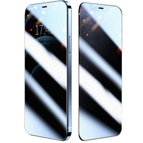 iPhone 16E MKST Rika Premium Privacy Temperli Cam Ekran Koruyucu - Siyah