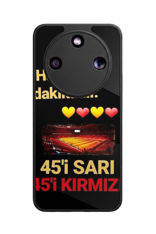 Honor Magic 8 Lite Uyumlu Taraftar Baskılı Glossy Premium Mat Siyah Silikon Kılıf