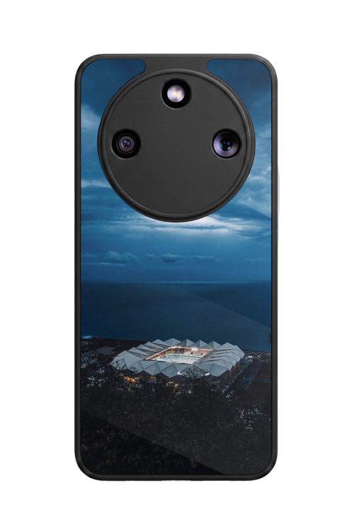 Honor Magic 8 Lite Uyumlu Taraftar Baskılı Glossy Premium Mat Siyah Silikon Kılıf