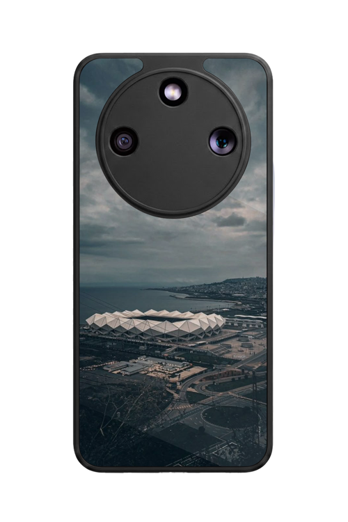 Honor Magic 8 Lite Uyumlu Taraftar Baskılı Glossy Premium Mat Siyah Silikon Kılıf
