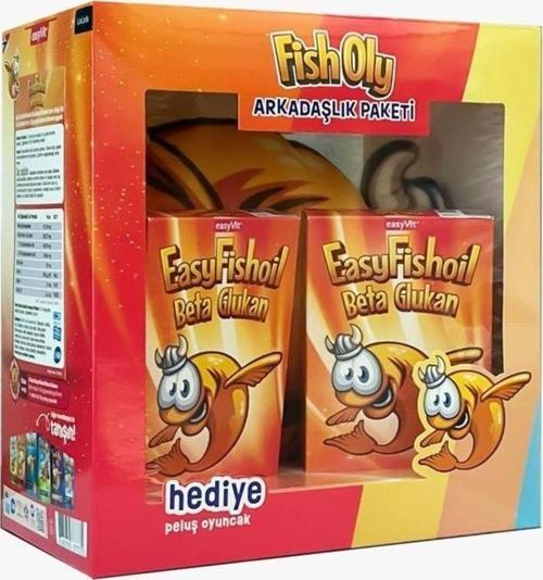 Easyfishoil Beta Glukan Çiğnenebilir 2 Adet 30 Jel Form Peluş Oyuncak Hediyeli