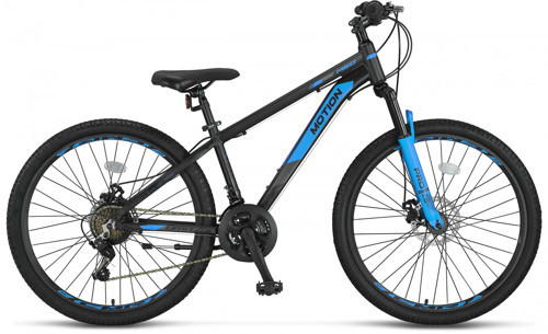 2678 MOTION M-2D ERKEK DAĞ BİSİKLETİ 356H 26 JANT 21 VİTES SİYAH MAVİ