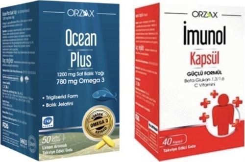 Ocean Plus Omega 3 1200 Mg 50 Kapsül Ve Imunol 40 Kapsül