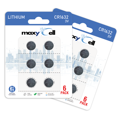Maxycell 10 adet 1632 CR1632 DL1632 3V Lityum Madeni Para Pilleri