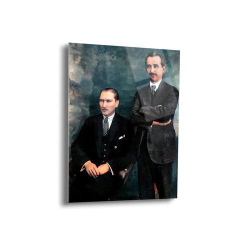 Atatürk Portre Cam Tablo - Ata059