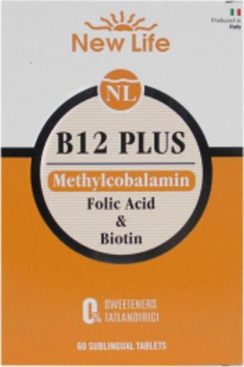 B12 Plus 60 Dilaltı Tablet - Vişne