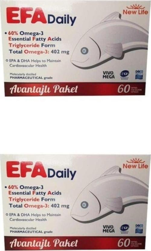Efa Daily 60 Kapsül 2 Kutu
