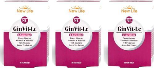 grinvit-Lc L- Carnitine 30 Film Tablet 3 Kutu