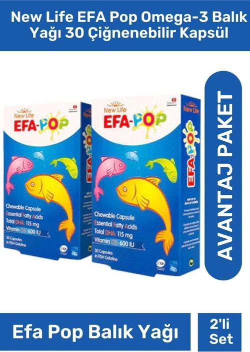 Newlife Efa - Pop 30 Kapsül*2 Adet