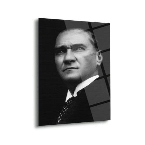 Atatürk Derin Bakışlar Cam Tablo – Ata163