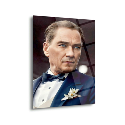 Atatürk Portre Cam Tablo – Ata189