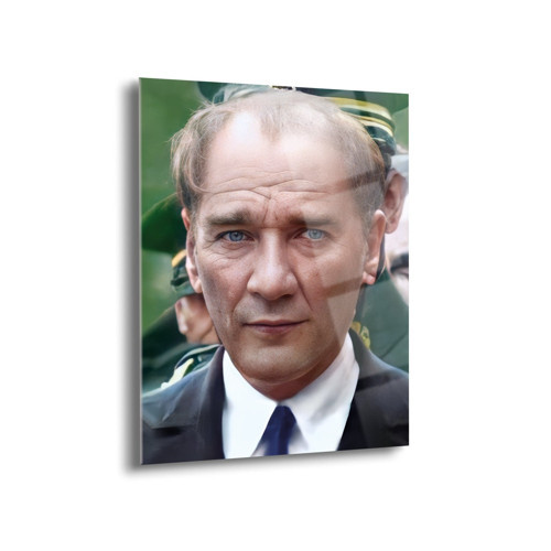 Atatürk Portre Cam Tablo - Ata055