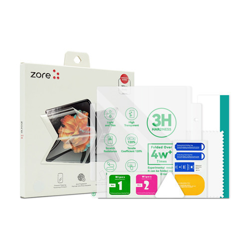 Galaxy Z Flip 3 MKST Hizalama Aparatlı S-Fit Body Ekran Koruyucu - Renksiz