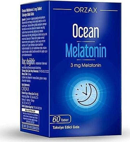 Orzax Melatonin  Takviyesi 60 Tablet