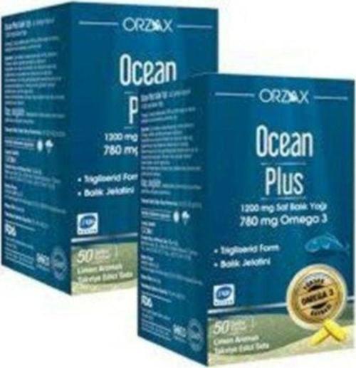 Plus Omega 3 1200 mg 50 Kapsül Balık Yağı  2 Adet