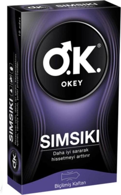 Ok.prezervatif Sımsıkı Kolay Takılan 10'lu