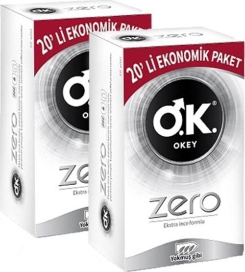 Prezervatif Zero 20 Li X 2 Adet (40 Lı)