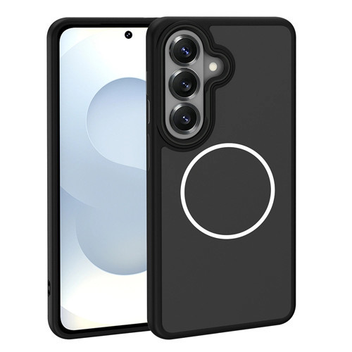Galaxy S26 Plus Kılıf M-Safe Şarj Özellikli Metal Kamera Çerçeveli Redclick Sanremo Silikon Kapak