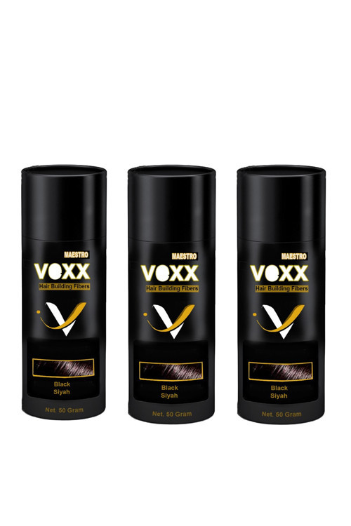 Vexx 50 Gr. Siyah Saç Tozu 3 Adet