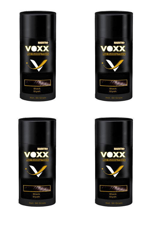 Vexx 50 Gr. Siyah Saç Tozu 4 Adet